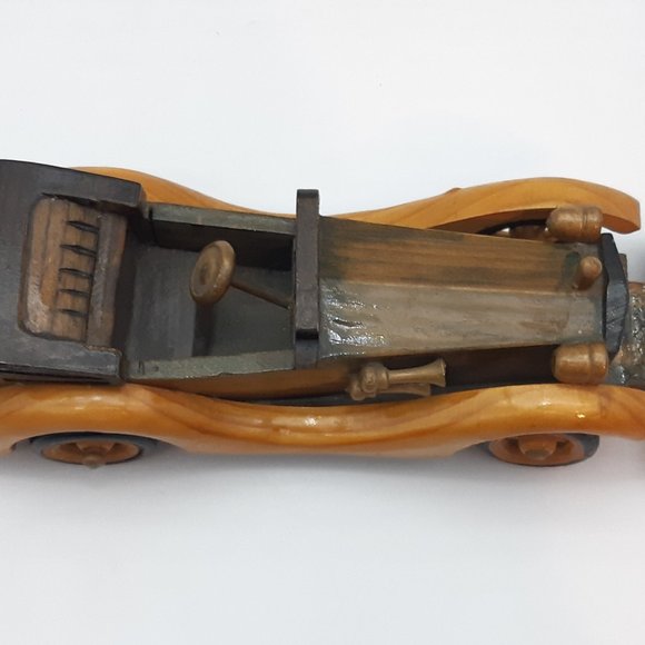 Vintage Wooden Model Car - Picture 7 of 11